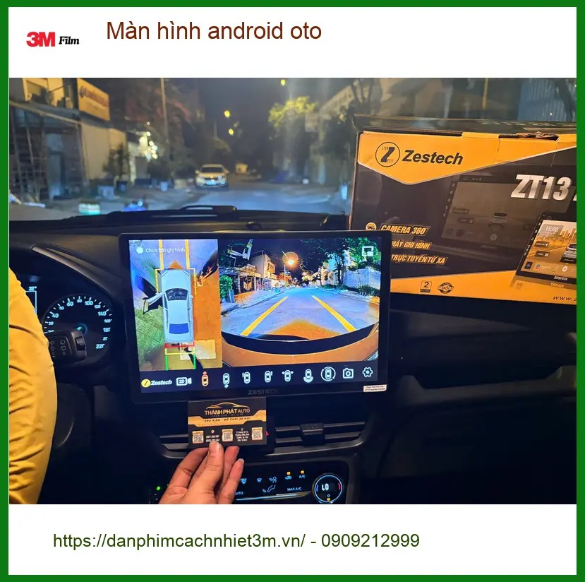 Anh Quang nâng cấp màn hình android ô tô Hyundai Accent Quận Phú Nhuận vì màn zin chậm ảnh thực tế 3