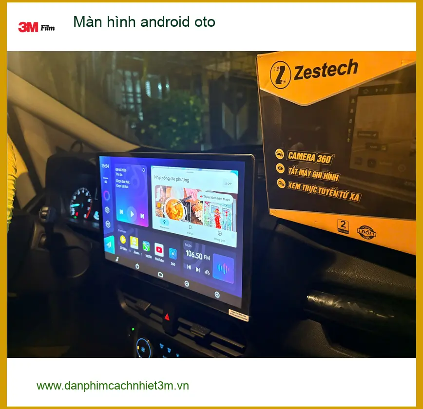 Anh Quang nâng cấp màn hình android ô tô Hyundai Accent Quận Phú Nhuận vì màn zin chậm ảnh thực tế 4