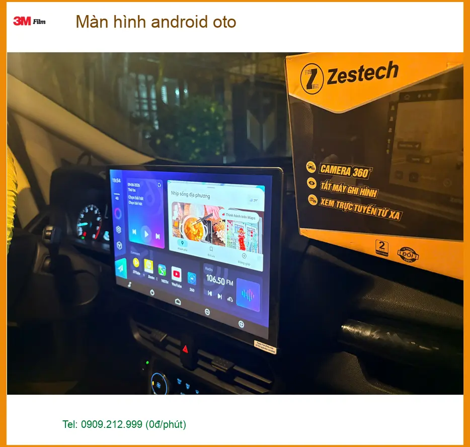 Chị Vân lắp màn hình Android cho CRV tại Quận 3 để tiện đường và giải trí
