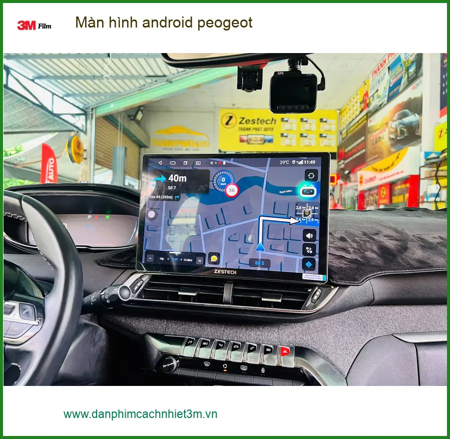 Anh Khang lắp Màn hình Android Peugeot 3008 tại Hóc Môn hiện đại hơn ảnh thực tế 3