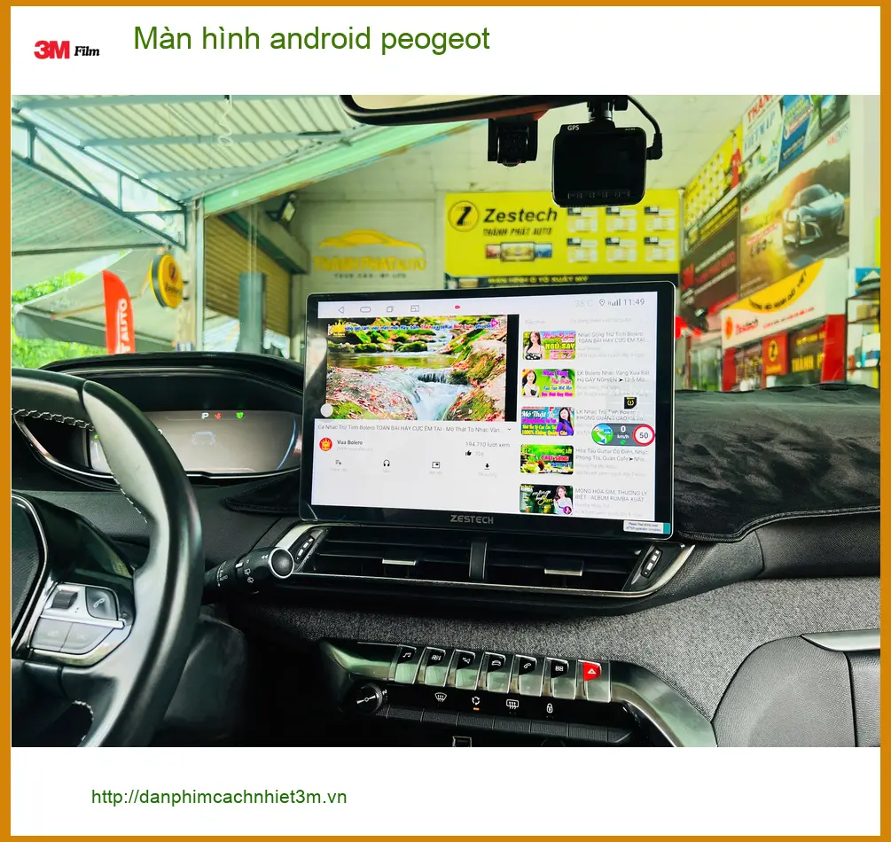 Anh Kiên lắp màn hình Android Peugeot 3008 tại Quận Thủ Đức