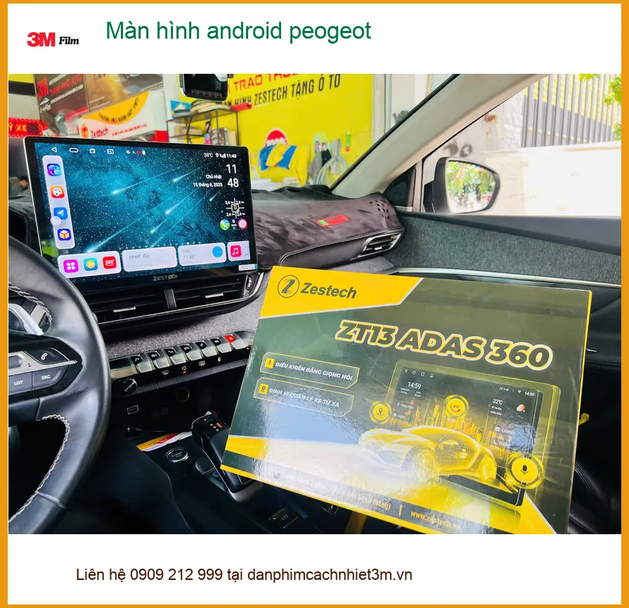 Anh Kiên lắp màn hình Android Peugeot 3008 tại Quận Thủ Đức ảnh thực tế 2