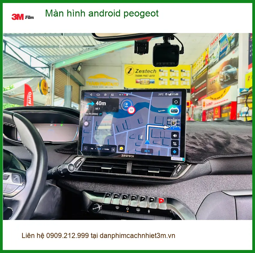 Anh Kiên lắp màn hình Android Peugeot 3008 tại Quận Thủ Đức ảnh thực tế 3
