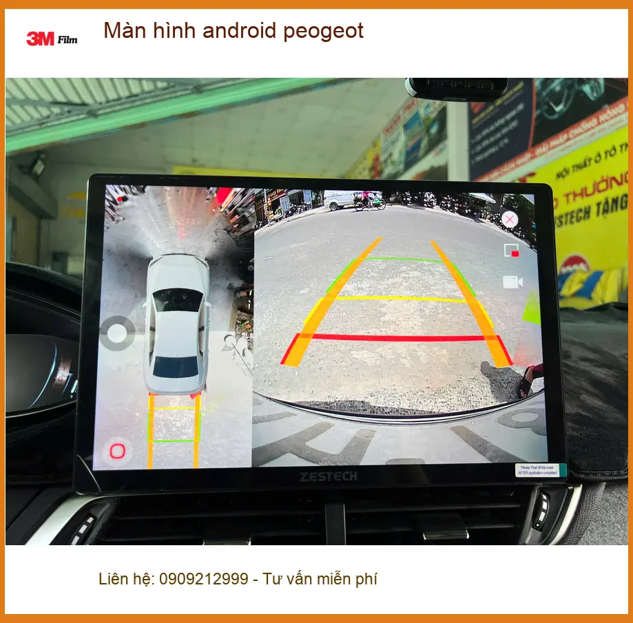 Anh Kiên lắp màn hình Android Peugeot 3008 tại Quận Thủ Đức ảnh thực tế 4