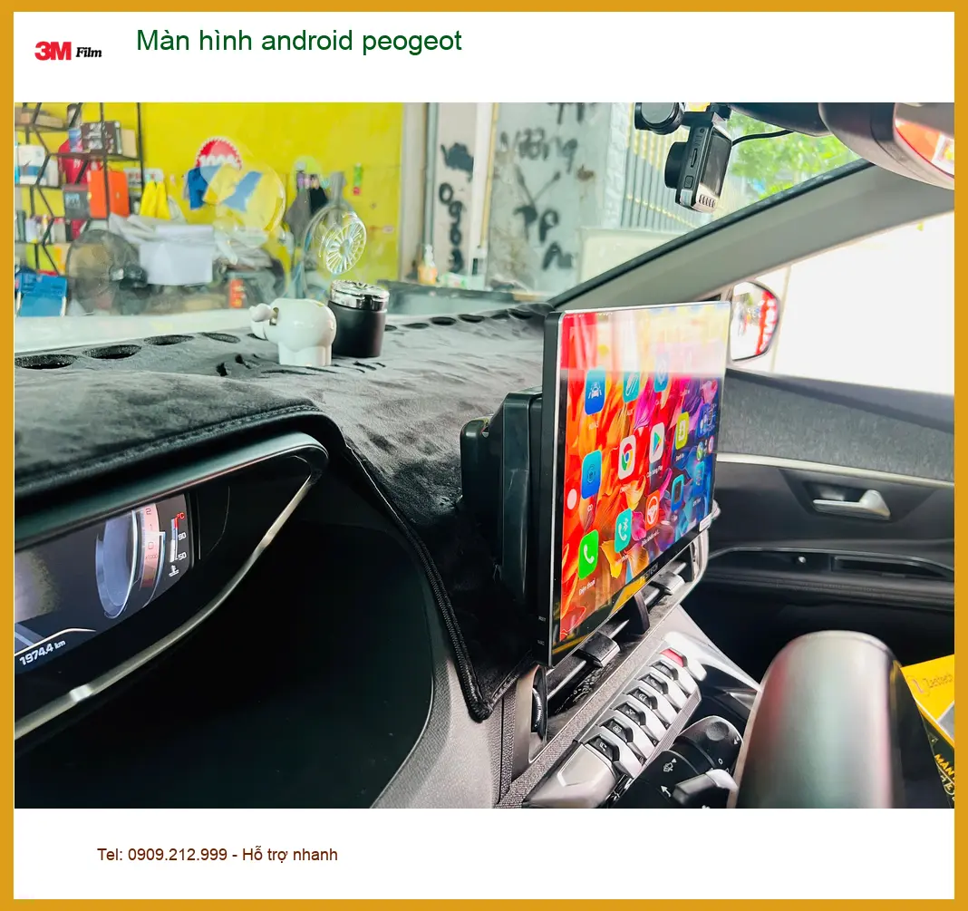 Anh Kiên lắp màn hình Android Peugeot 3008 tại Quận Thủ Đức ảnh thực tế 5