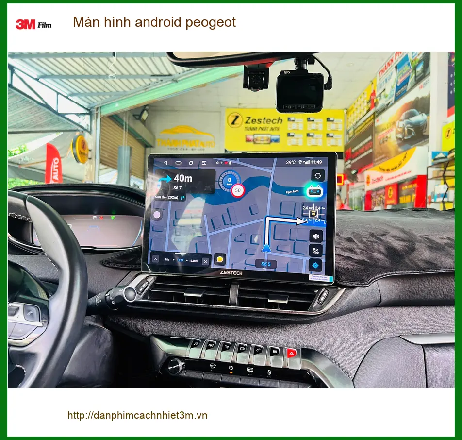 Anh Khải nâng cấp màn hình Android Peugeot tại Quận 4 để trải nghiệm giải trí đỉnh cao