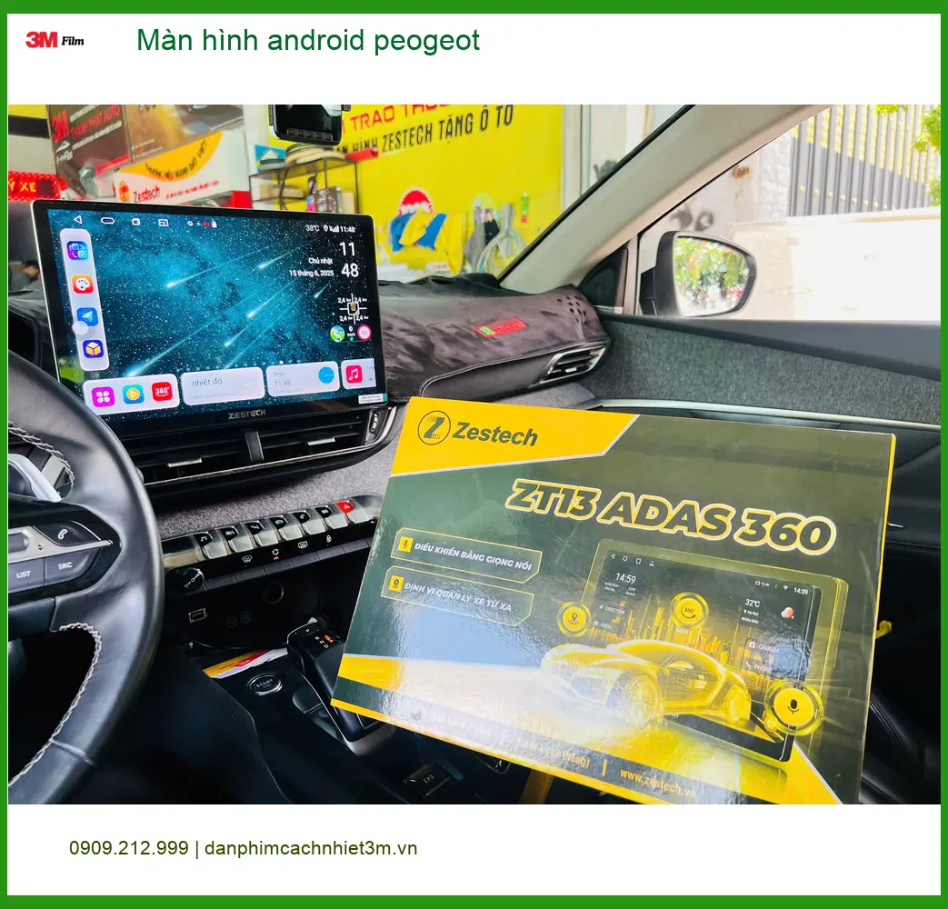 Chú Cường lắp màn hình Android Peugeot 3008 Quận 1 giải trí cao cấp hơn ảnh thực tế 2