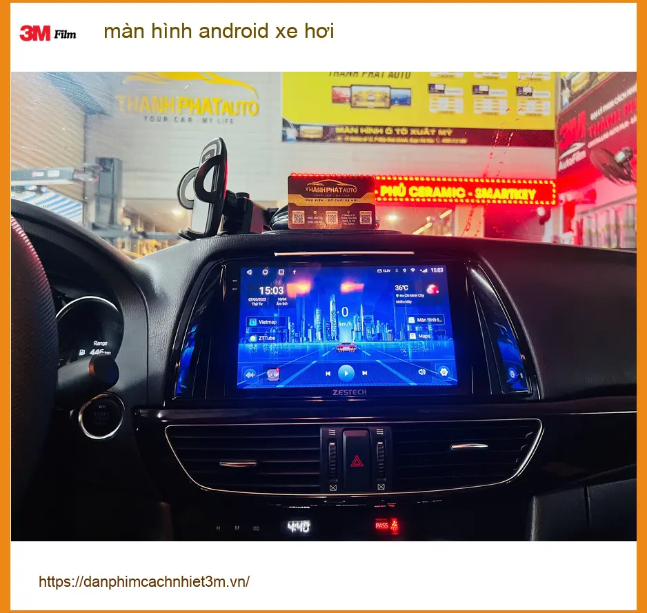 Anh Bách nâng cấp màn hình Android xe hơi Hyundai Accent Quận Tân Phú vì màn zin cũ
