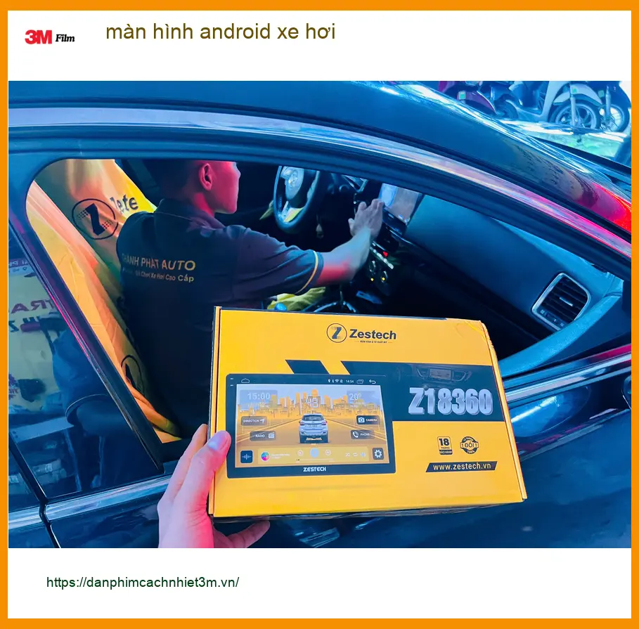 Chị Lan Anh lắp màn hình Android cho Honda City tại Quận 12 để giải trí trên xe
