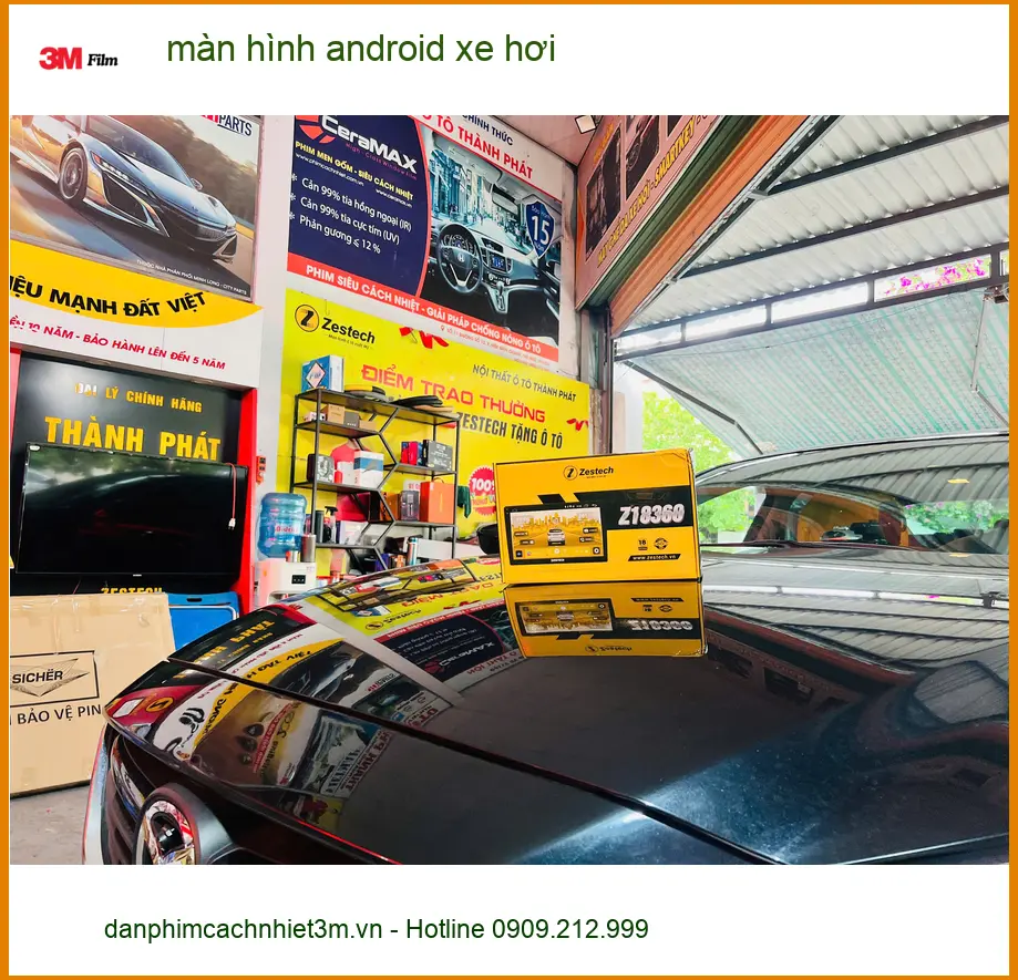 Chị Lan Anh lắp màn hình Android cho Honda City tại Quận 12 để giải trí trên xe ảnh thực tế 2