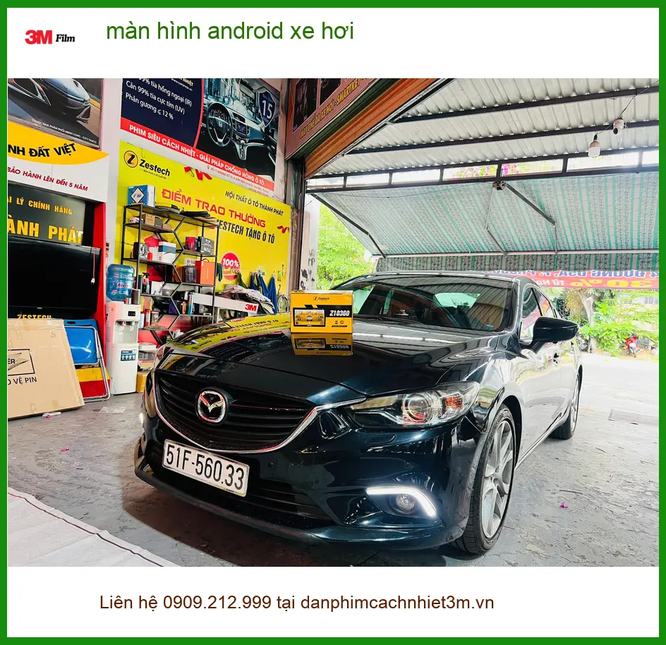 Chị Lan Anh lắp màn hình Android cho Honda City tại Quận 12 để giải trí trên xe ảnh thực tế 4