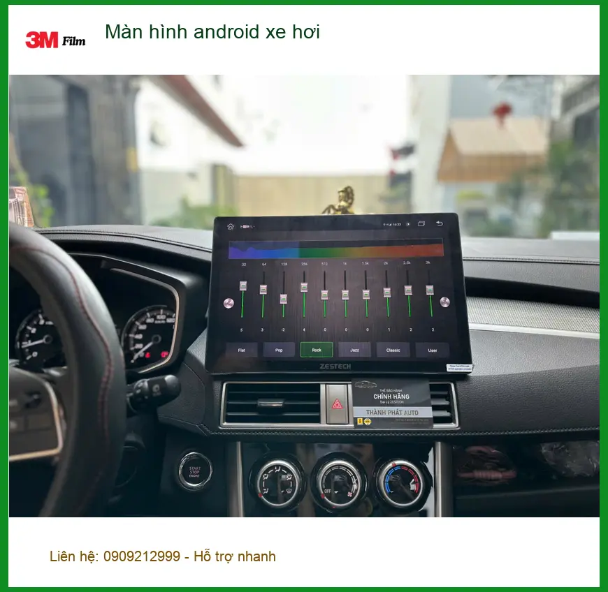 Anh Hải gắn màn hình android xe hơi cho Honda CR-V tại Cần Giờ để tiện xem bản đồ và giải trí ảnh thực tế 2