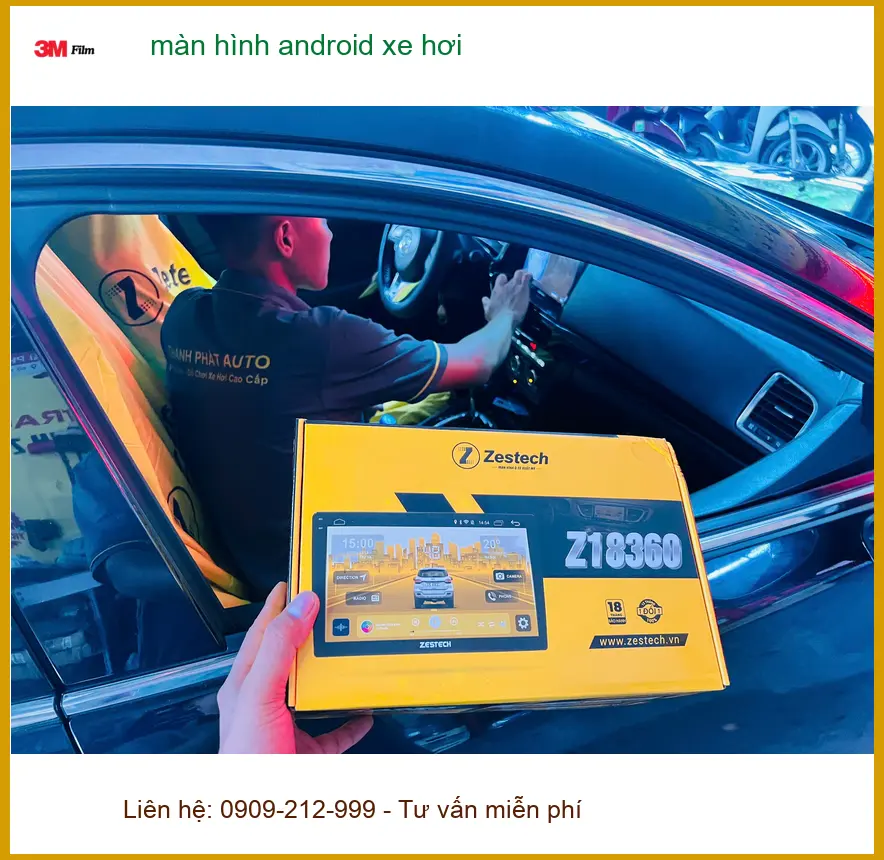 Anh Tùng lắp màn hình Android xe hơi Hyundai Accent tại Quận Bình Tân ảnh thực tế 2