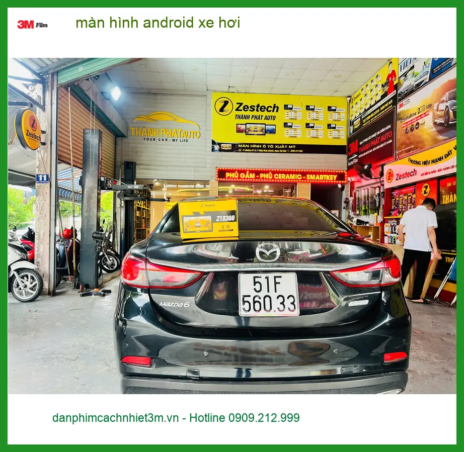 Anh Tùng lắp màn hình Android xe hơi Hyundai Accent tại Quận Bình Tân ảnh thực tế 3