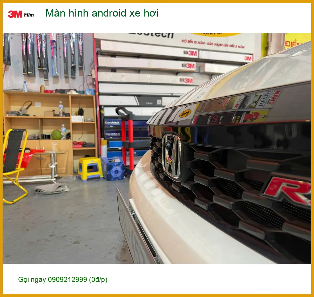 Chị Thảo lắp Màn hình Android xe Honda CR-V tại Hóc Môn để dẫn đường, giải trí gia đình ảnh thực tế 4