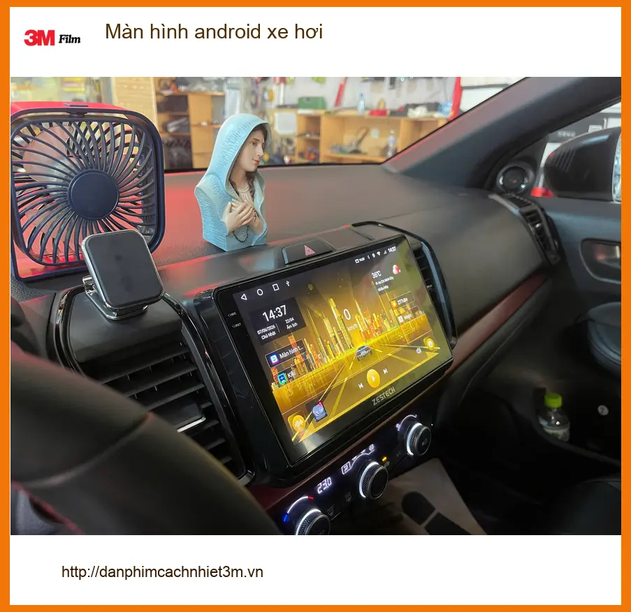Anh Khôi lắp màn hình android xe hơi cho Toyota Vios tại Quận Thủ Đức ảnh thực tế 5