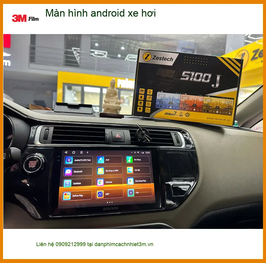 Cô Lệ nâng cấp màn hình Android xe hơi Toyota Camry Quận 12.