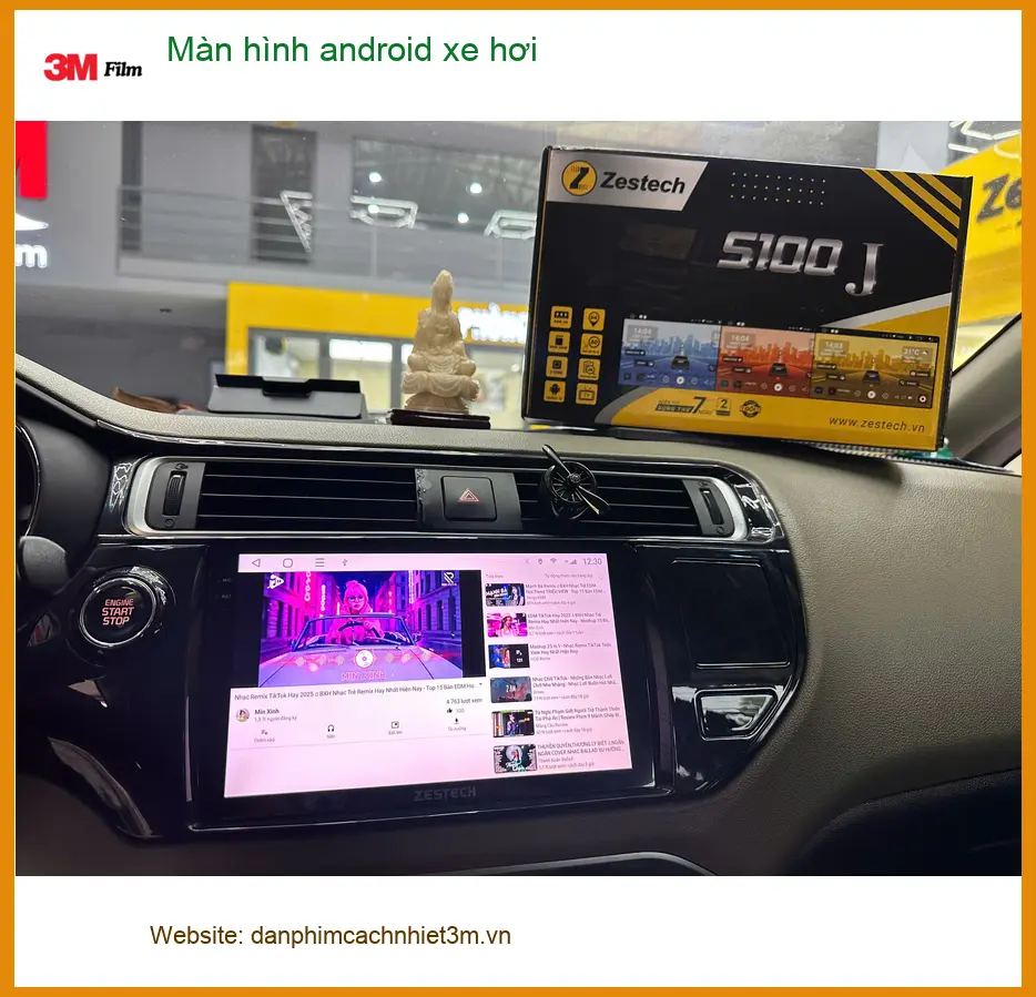Cô Lệ nâng cấp màn hình Android xe hơi Toyota Camry Quận 12. ảnh thực tế 2