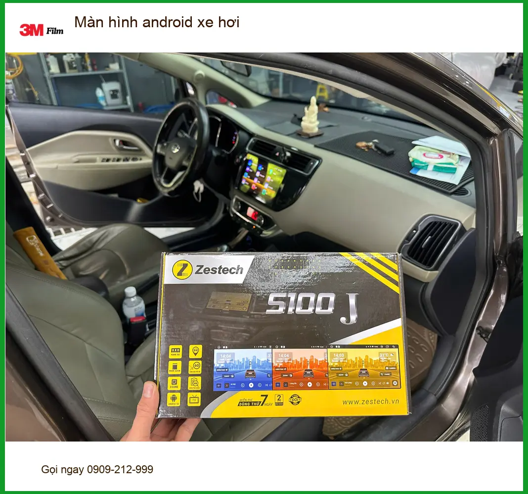 Cô Lệ nâng cấp màn hình Android xe hơi Toyota Camry Quận 12. ảnh thực tế 4