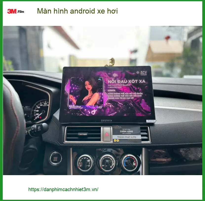 Khách Phước Lộc lắp màn hình android xe hơi Hyundai Accent tại Quận 12