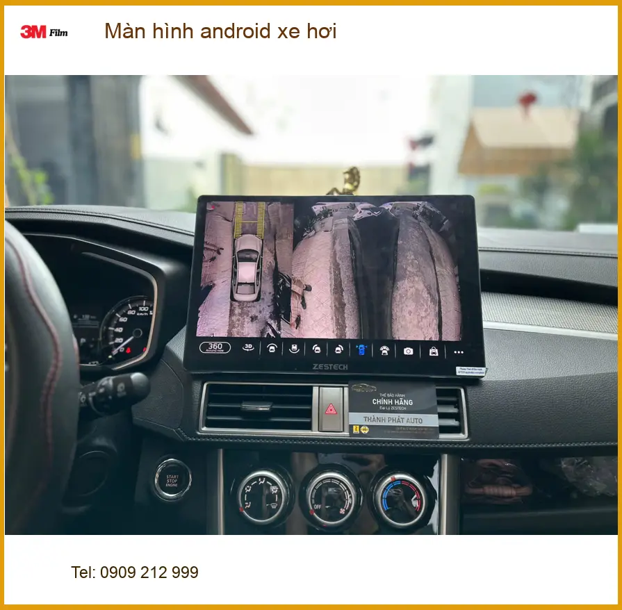 Khách Phước Lộc lắp màn hình android xe hơi Hyundai Accent tại Quận 12 ảnh thực tế 2