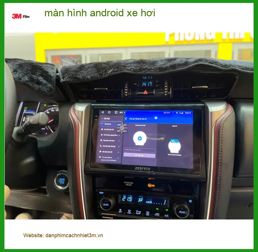 Anh Minh Khang lắp màn hình Android xe hơi VinFast Lux A2.0 tại Quận 2 ảnh thực tế 3