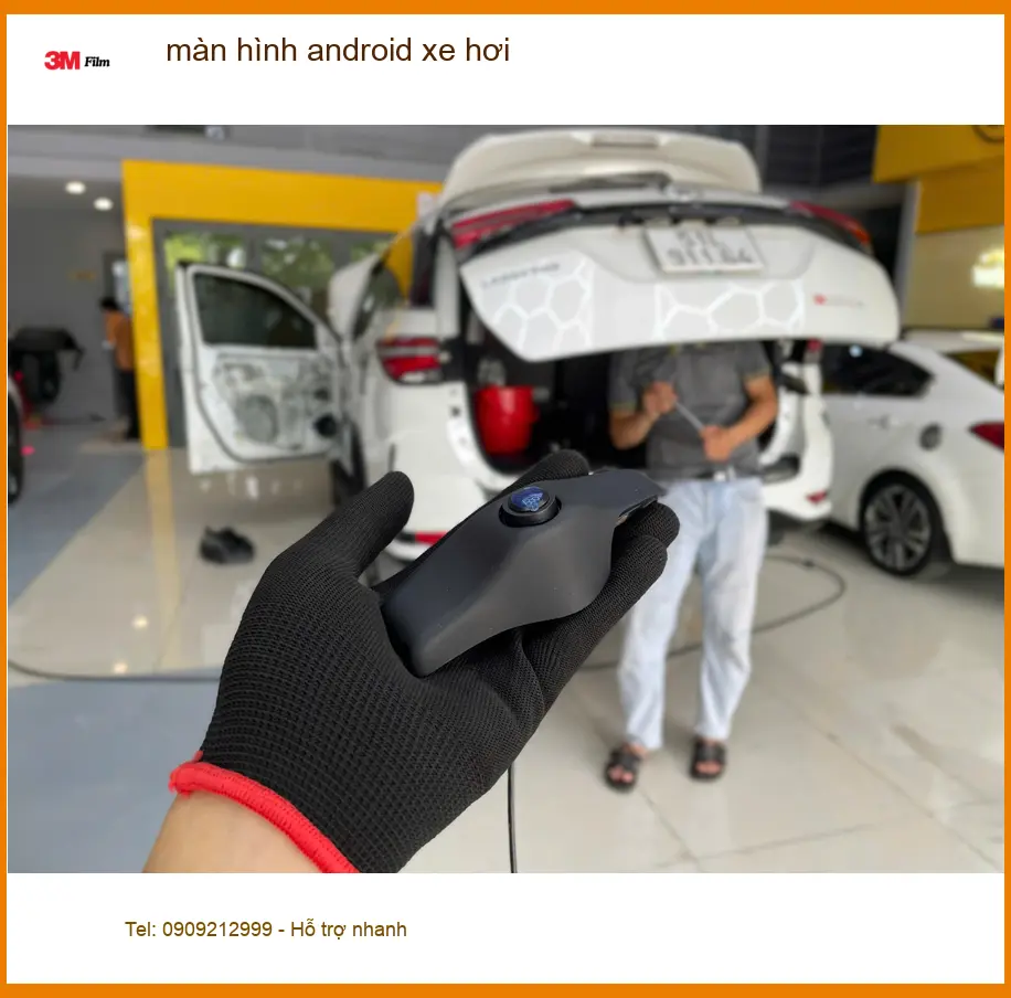 Anh Minh Khang lắp màn hình Android xe hơi VinFast Lux A2.0 tại Quận 2 ảnh thực tế 5