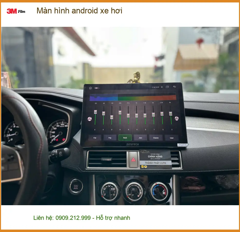 Anh Minh lắp màn hình android xe hơi Quận Bình Tân cho Hyundai Accent 2023 ảnh thực tế 4