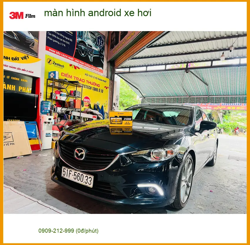 Anh Quang nâng cấp màn hình android xe hơi cho Mazda CX-5 tại Quận 3