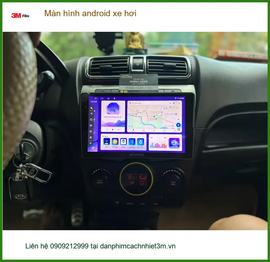 Bác Minh lắp màn hình android xe hơi Mazda 3 tại Quận Thủ Đức vì màn hình cũ ảnh thực tế 3