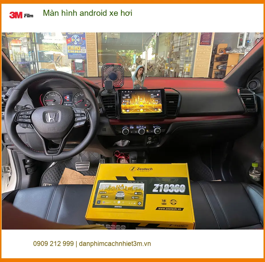 Anh Khải lắp Màn hình android xe hơi cho Toyota Camry tại Bình Chánh ảnh thực tế 2
