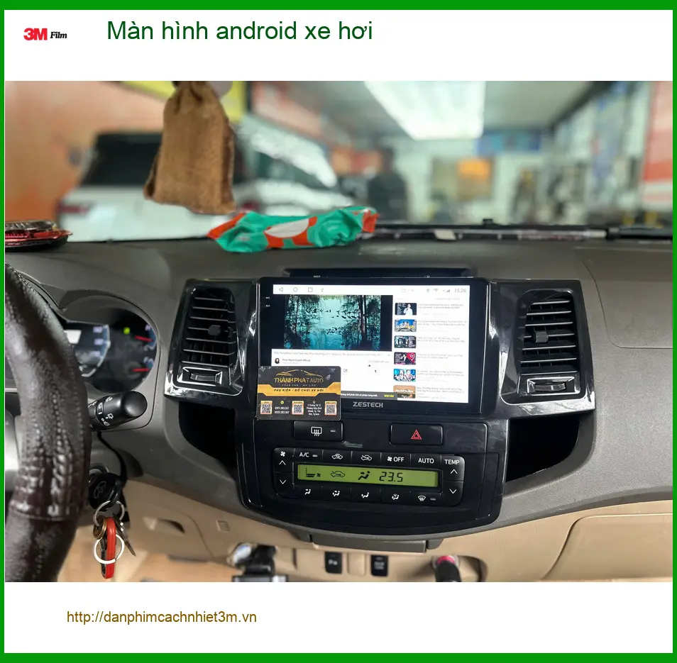 Anh Tấn nâng cấp màn hình Android xe hơi cho Hyundai Accent ở Cần Giờ ảnh thực tế 2