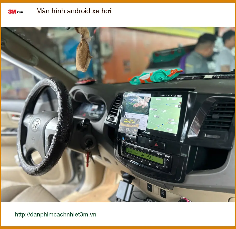 Anh Tấn nâng cấp màn hình Android xe hơi cho Hyundai Accent ở Cần Giờ ảnh thực tế 5