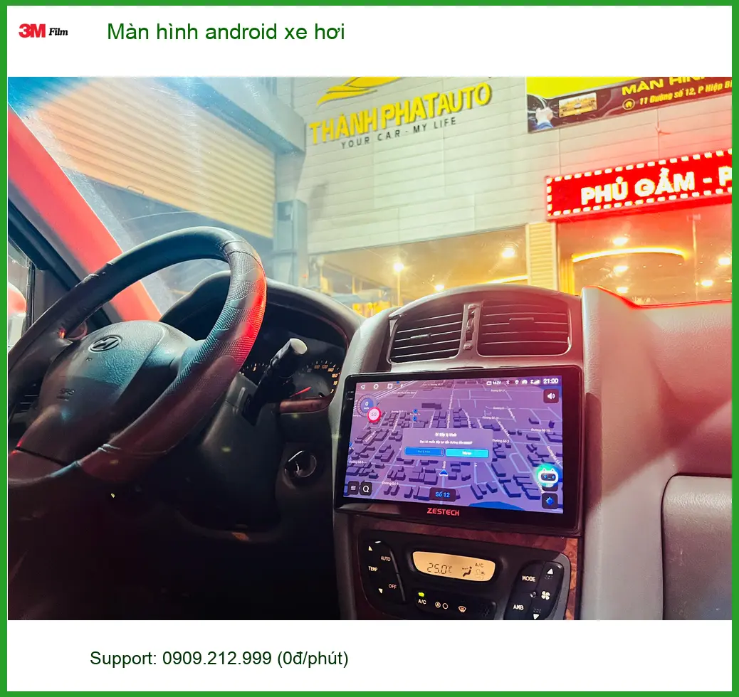 Anh Quang lắp màn hình Android xe hơi cho Hyundai Accent tại Quận 1 ảnh thực tế 4