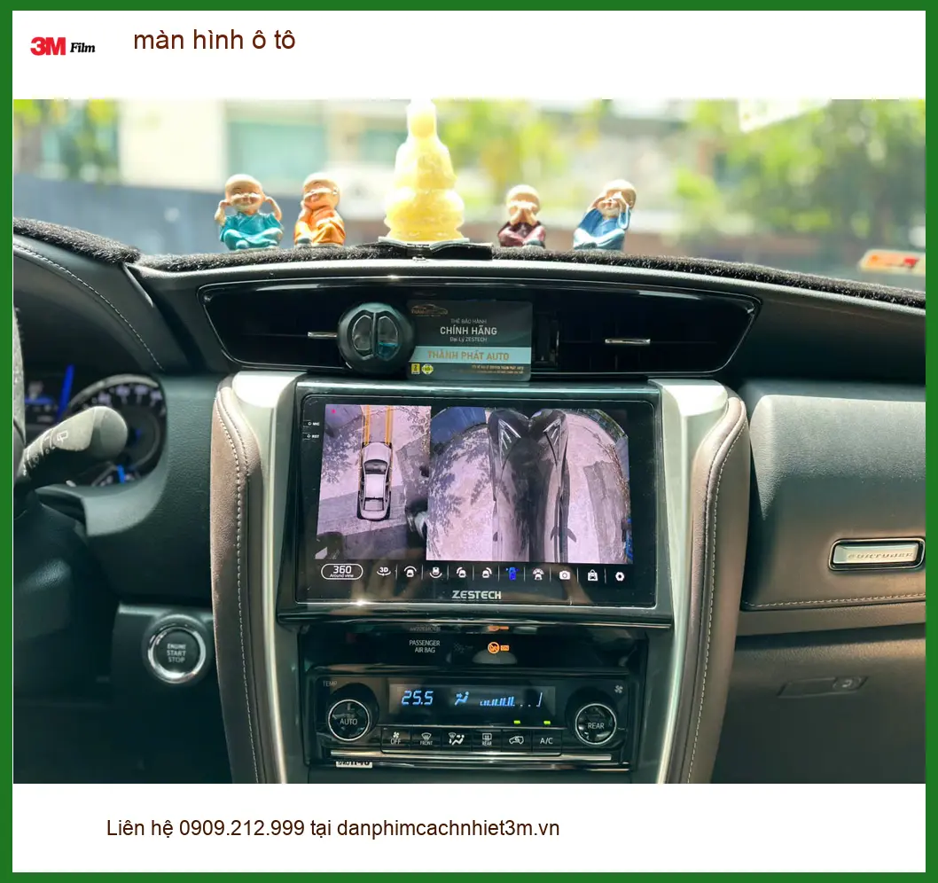 Chị Ngọc Anh lắp màn hình ô tô thông minh tại Bình Chánh cho VinFast Fadil. ảnh thực tế 2