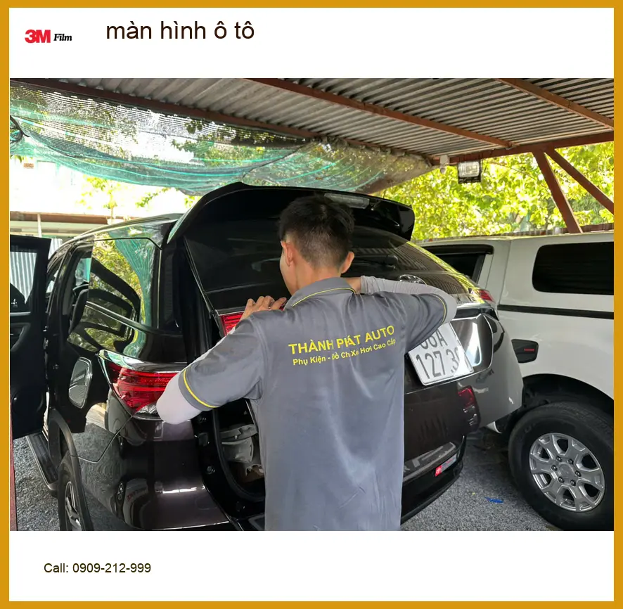 Chú Hưng lắp màn hình ô tô Honda CR-V tại Huyện Củ Chi để tiện đường đi lại công việc