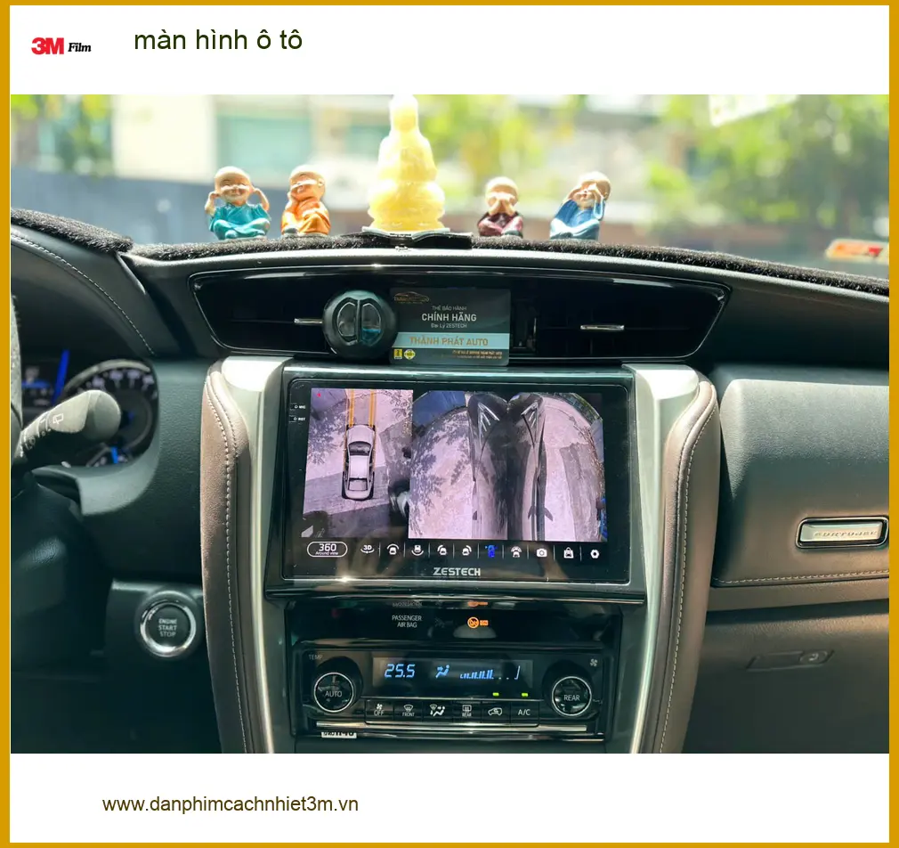 Chú Hưng lắp màn hình ô tô Honda CR-V tại Huyện Củ Chi để tiện đường đi lại công việc ảnh thực tế 3