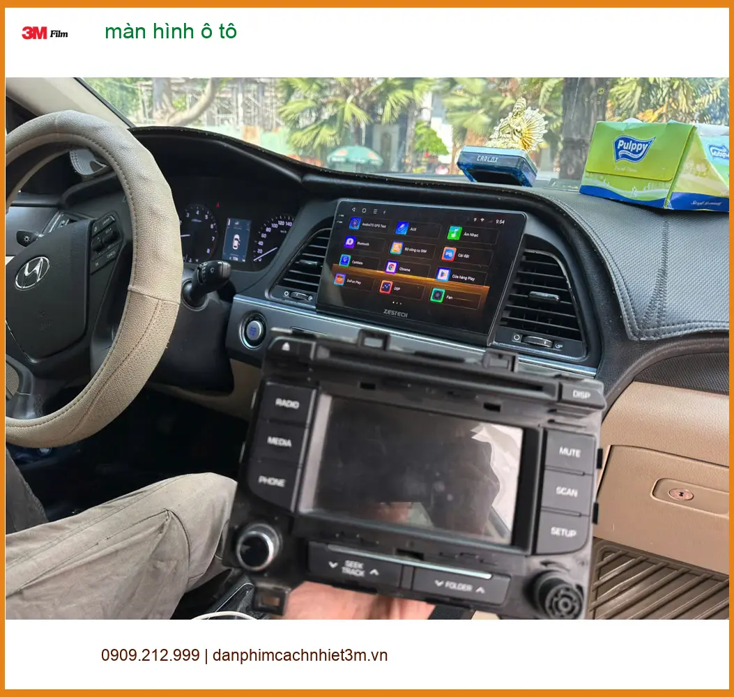 Chị Thảo lắp màn hình ô tô thông minh cho Kia K3 tại Quận Tân Bình ảnh thực tế 3