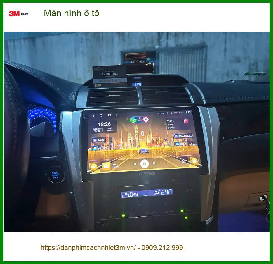 Anh Nam thay màn hình ô tô cho Mazda 3 tại Thủ Đức vì màn zin đã hỏng ảnh thực tế 5