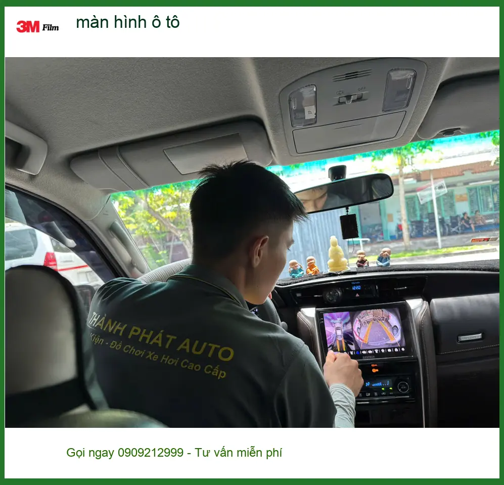Anh Nhật lắp màn hình ô tô Toyota Raize tại Quận Thủ Đức vì màn zin không có dẫn đường ảnh thực tế 3