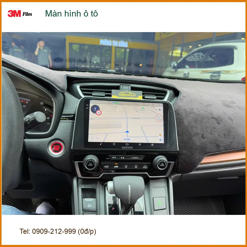 Chị Thảo lắp màn hình ô tô cho Honda CR-V tại Thủ Đức để nâng cấp trải nghiệm lái ảnh thực tế 2