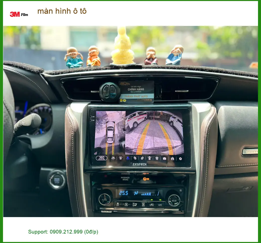 Chị Minh Thư lắp màn hình ô tô cho Honda CRV tại Quận 9 khắc phục lỗi đơ ảnh thực tế 4