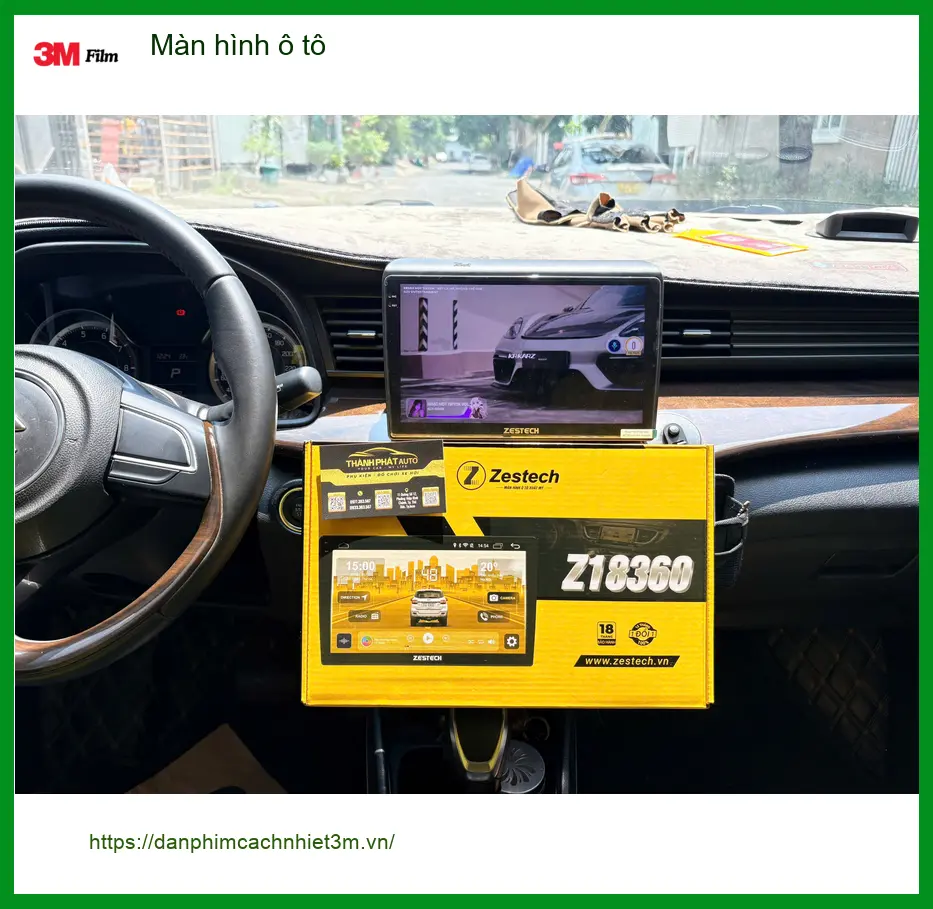 Anh Phước lắp Màn hình ô tô cho Xpander ở Bình Thạnh, màn zin đã cũ