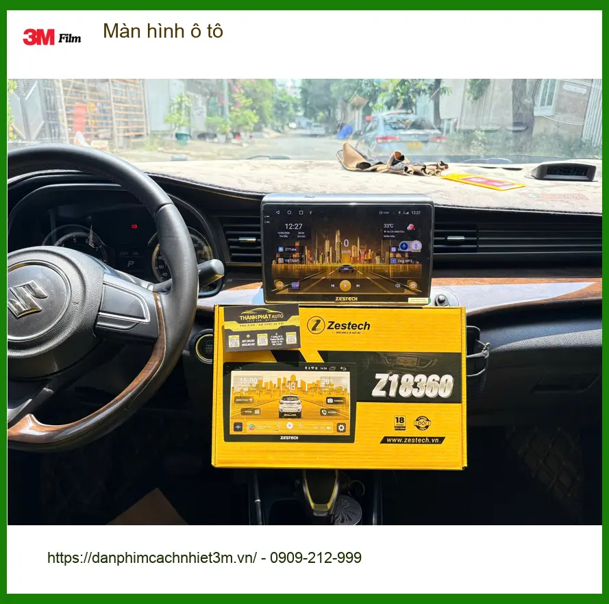 Anh Phước lắp Màn hình ô tô cho Xpander ở Bình Thạnh, màn zin đã cũ ảnh thực tế 2