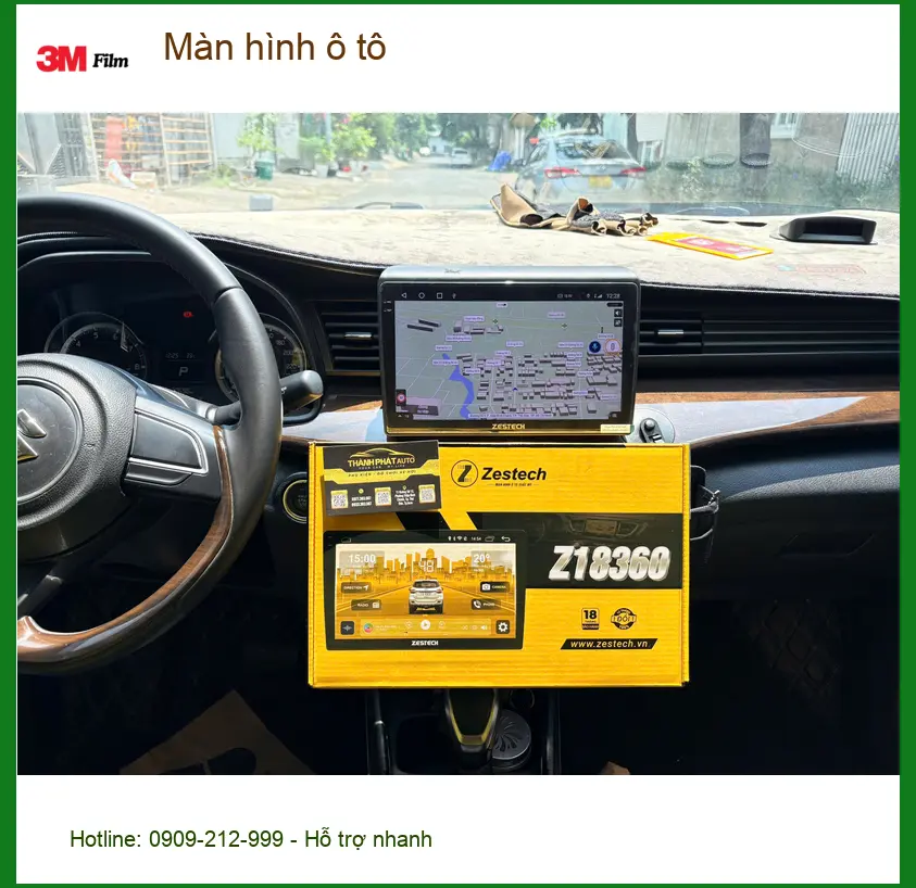 Anh Phước lắp Màn hình ô tô cho Xpander ở Bình Thạnh, màn zin đã cũ ảnh thực tế 4