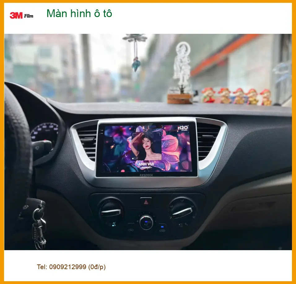 Anh Dũng lắp Màn hình ô tô Hyundai Accent tại Quận 6, nâng cấp tiện ích ảnh thực tế 2