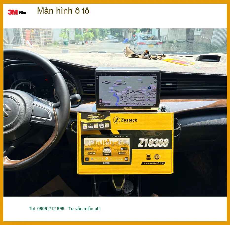Chú Cảnh nâng cấp màn hình ô tô cho Honda CRV ở Quận 9 vì màn hình cũ bị đơ