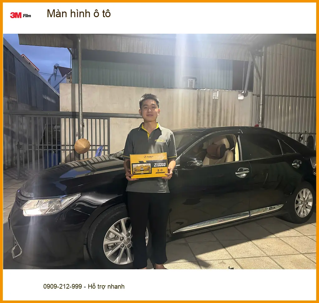 Anh Khải lắp màn hình Android ô tô cho Hyundai Accent tại Quận 6 để giải trí tốt hơn ảnh thực tế 2