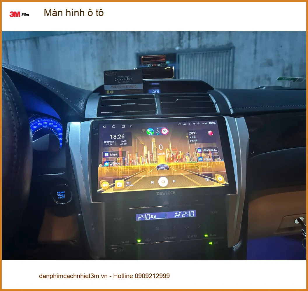 Anh Khải lắp màn hình Android ô tô cho Hyundai Accent tại Quận 6 để giải trí tốt hơn ảnh thực tế 3