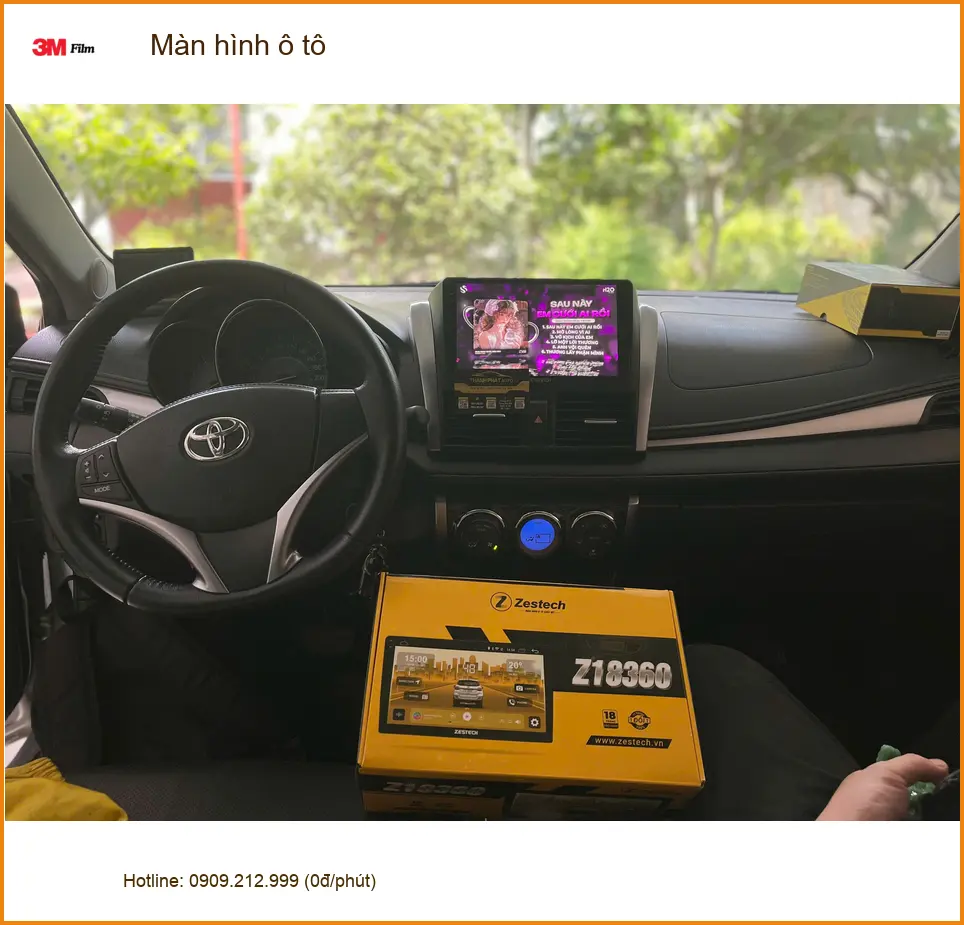 Anh Quang Minh nâng cấp màn hình ô tô cho Kia K3 tại Hóc Môn để tiện xem bản đồ ảnh thực tế 4
